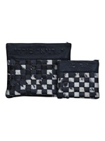 PREMIUM LEATHER & FUR TALLIS & TEFILLIN BAG SET