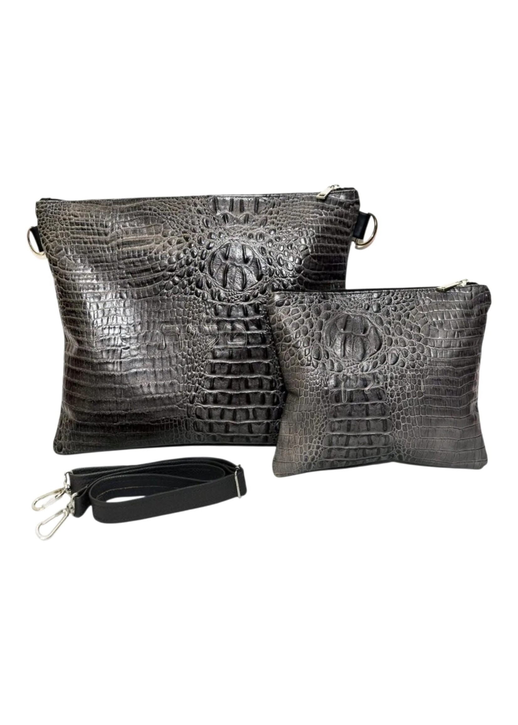 PREMIUM LEATHER TALLIS & TEFILLIN BAG SET