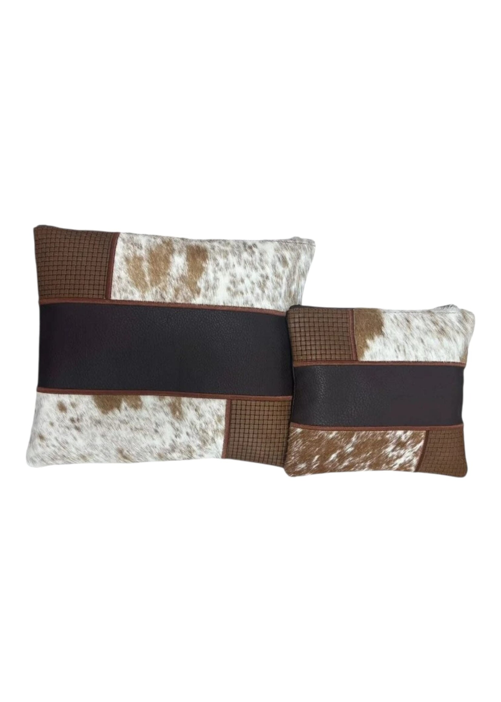 PREMIUM LEATHER & FUR TALLIS & TEFILLIN BAG SET