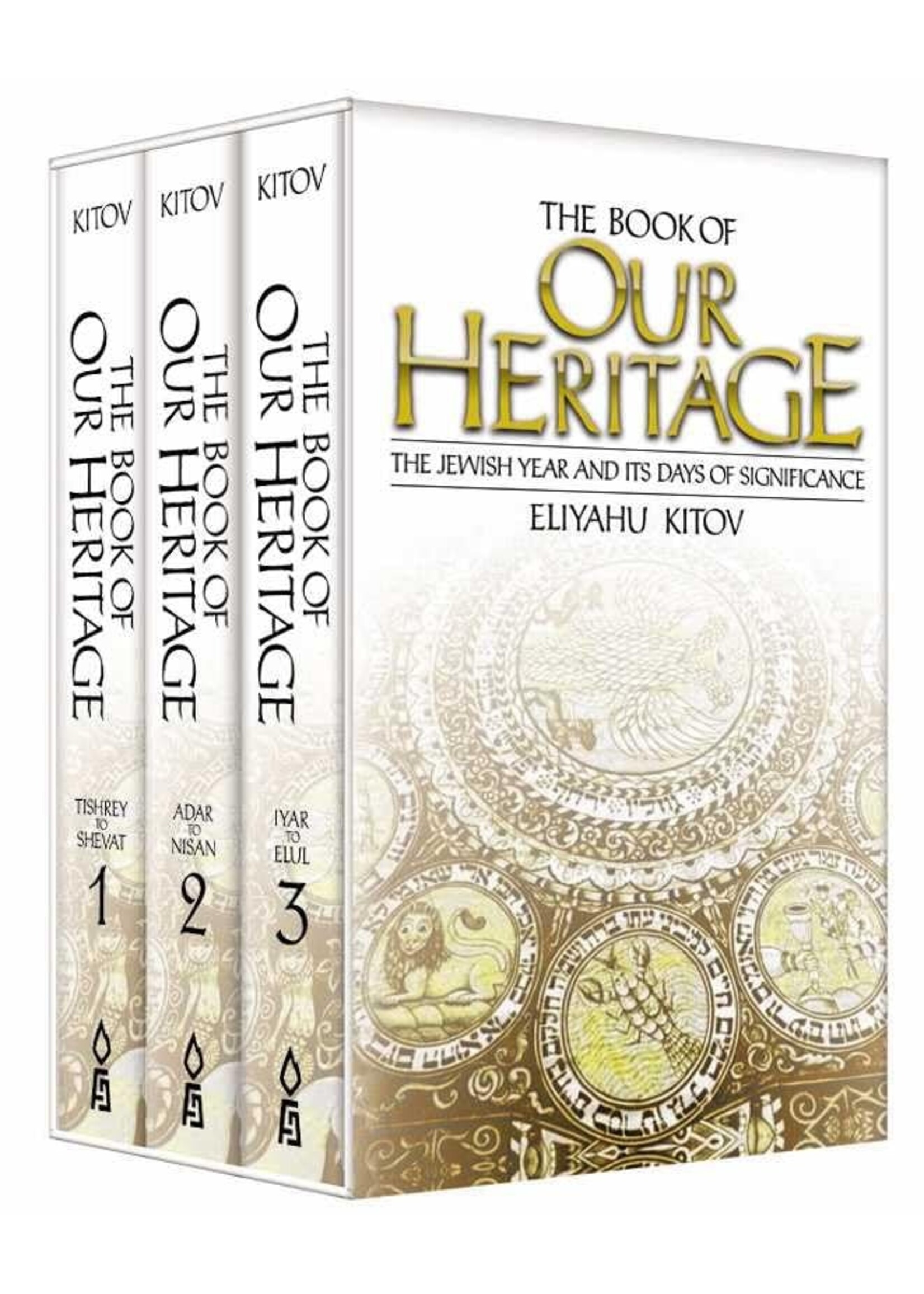 THE BOOK OF OUR HERITAGE 3 VOLUME POCKET SIZE  SLIPCASE SET WHITE