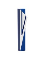 MEZUZAH DARK BLUE CAPITAL SHIN 12CM