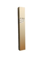 MEZUZAH GOLD CURVED SHIN 15CM