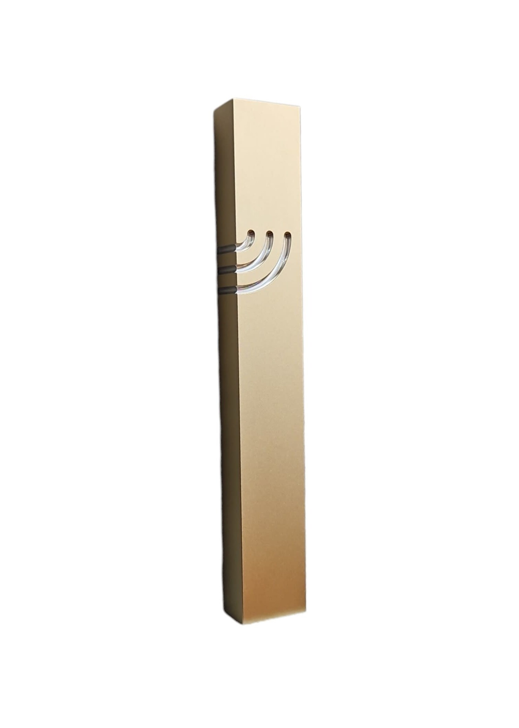 MEZUZAH GOLD CURVED SHIN 15CM