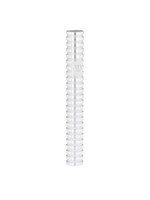 MEZUZAH SILVER GROOVED  ALUMINUM15 CM