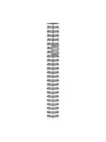 MEZUZAH GREY GROOVED 15CM