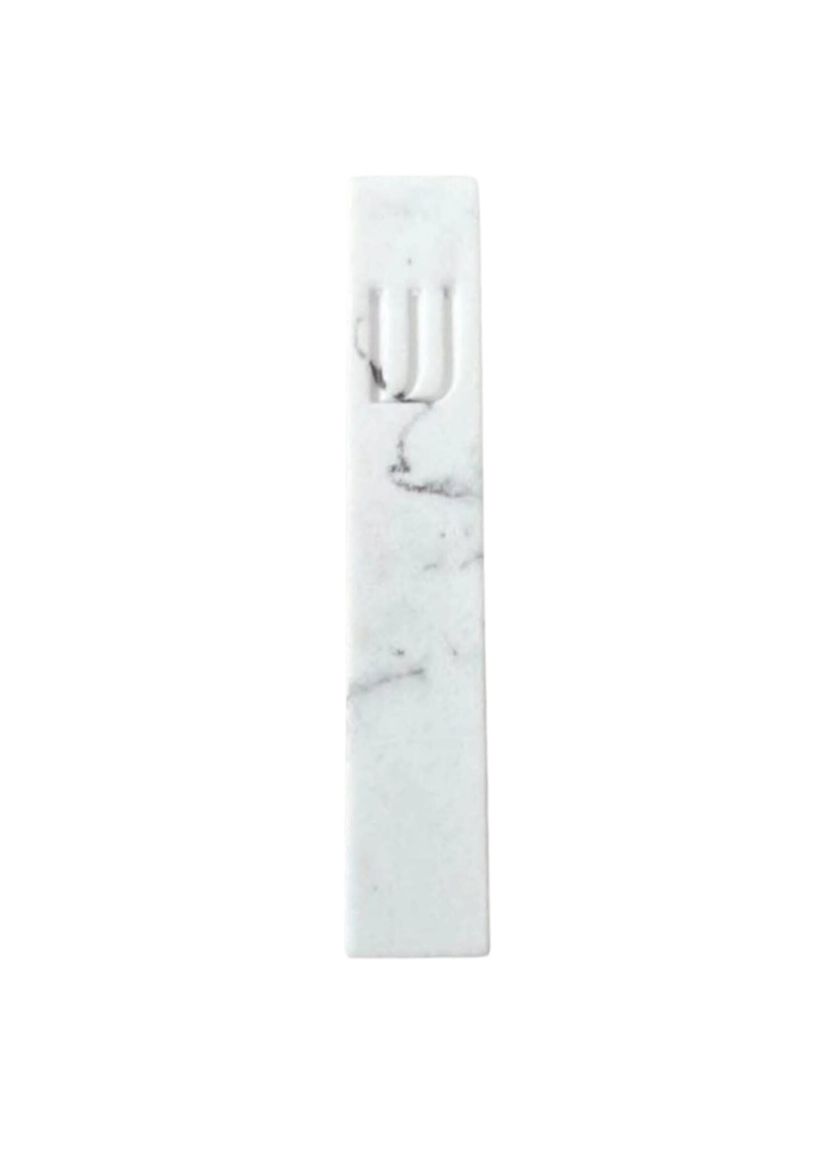 MEZUZAH WHITE MARBLE 12 CM