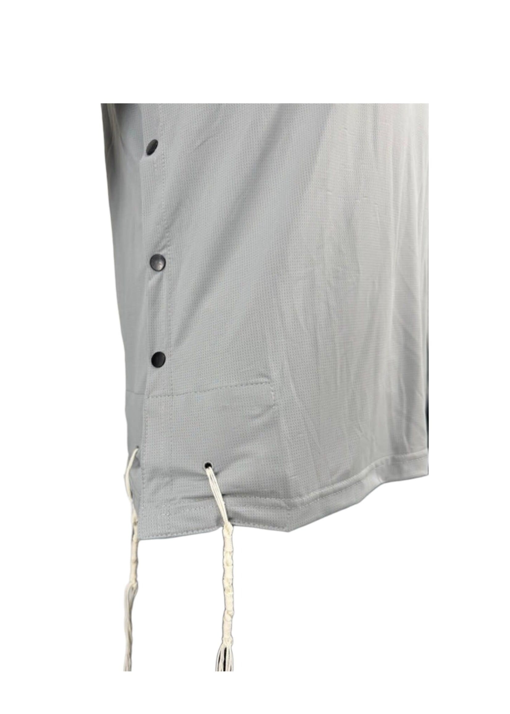 MMJ TZITZIS DRI-FIT TANK TOP SEPHARDIC V-NECK ADULT WHITE 20 SMALL