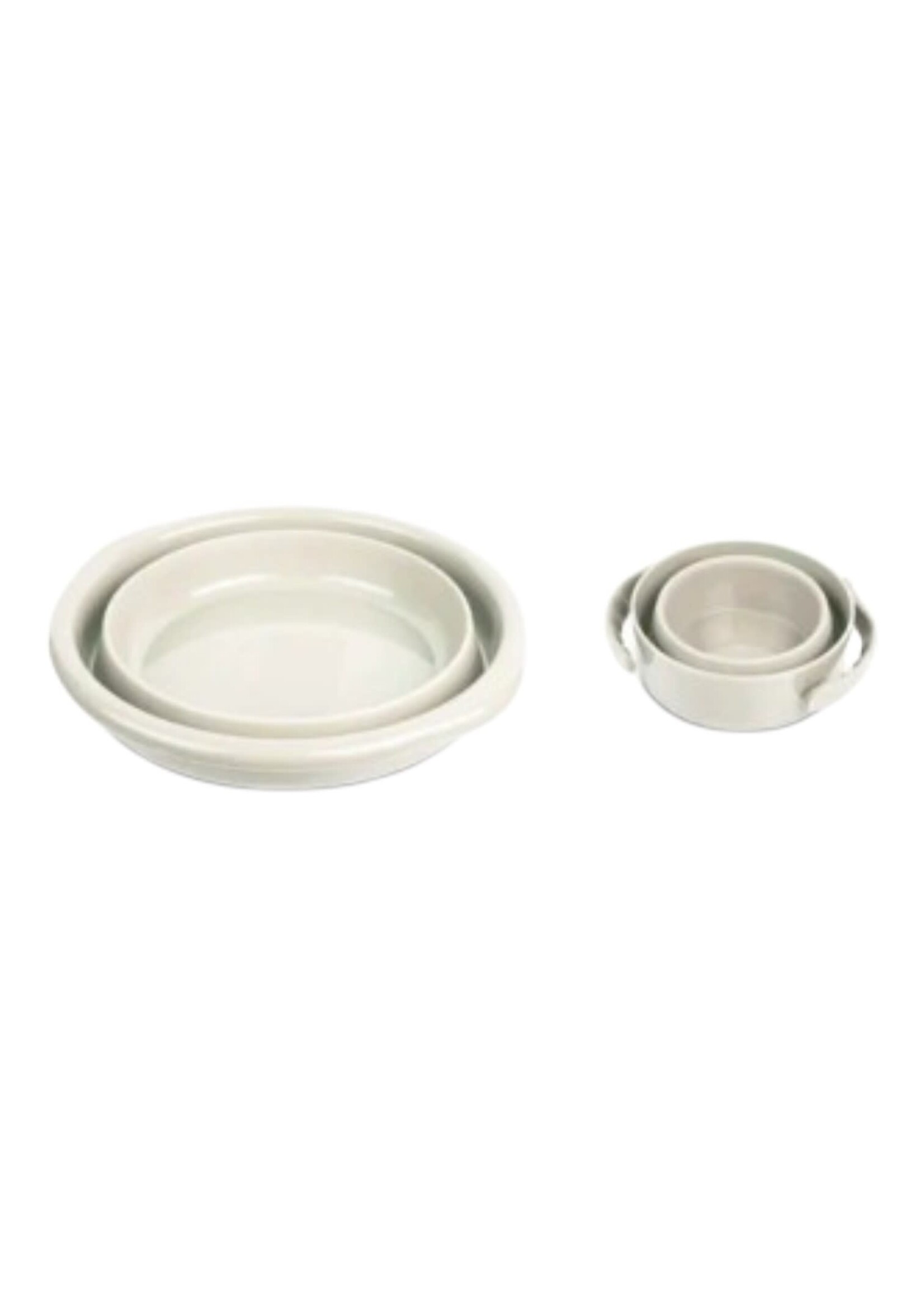 COLLAPSIBLE  WASH CUP AND BOWL SET ASSORTED COLORS