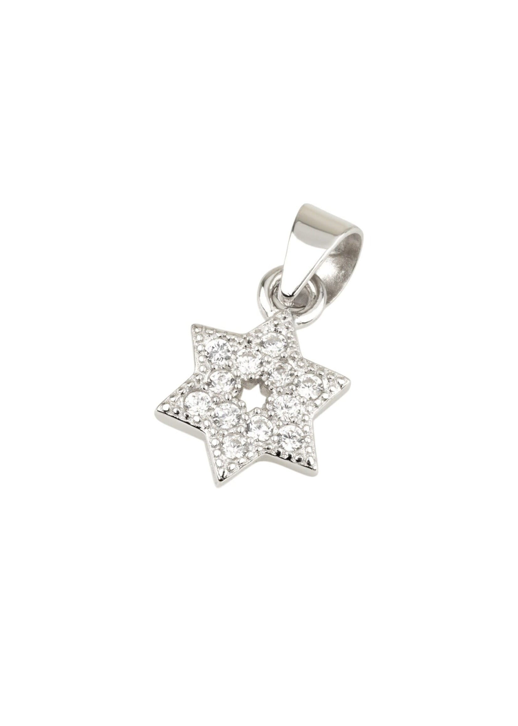 NECKLACE STAR OF DAVID WITH CRYSTALS