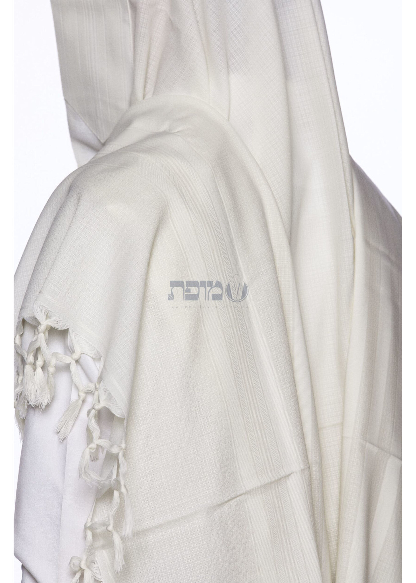 TALIS NON SLIP LIGHT #60 SEFARDI WHITE - THICK AVODAS YAD
