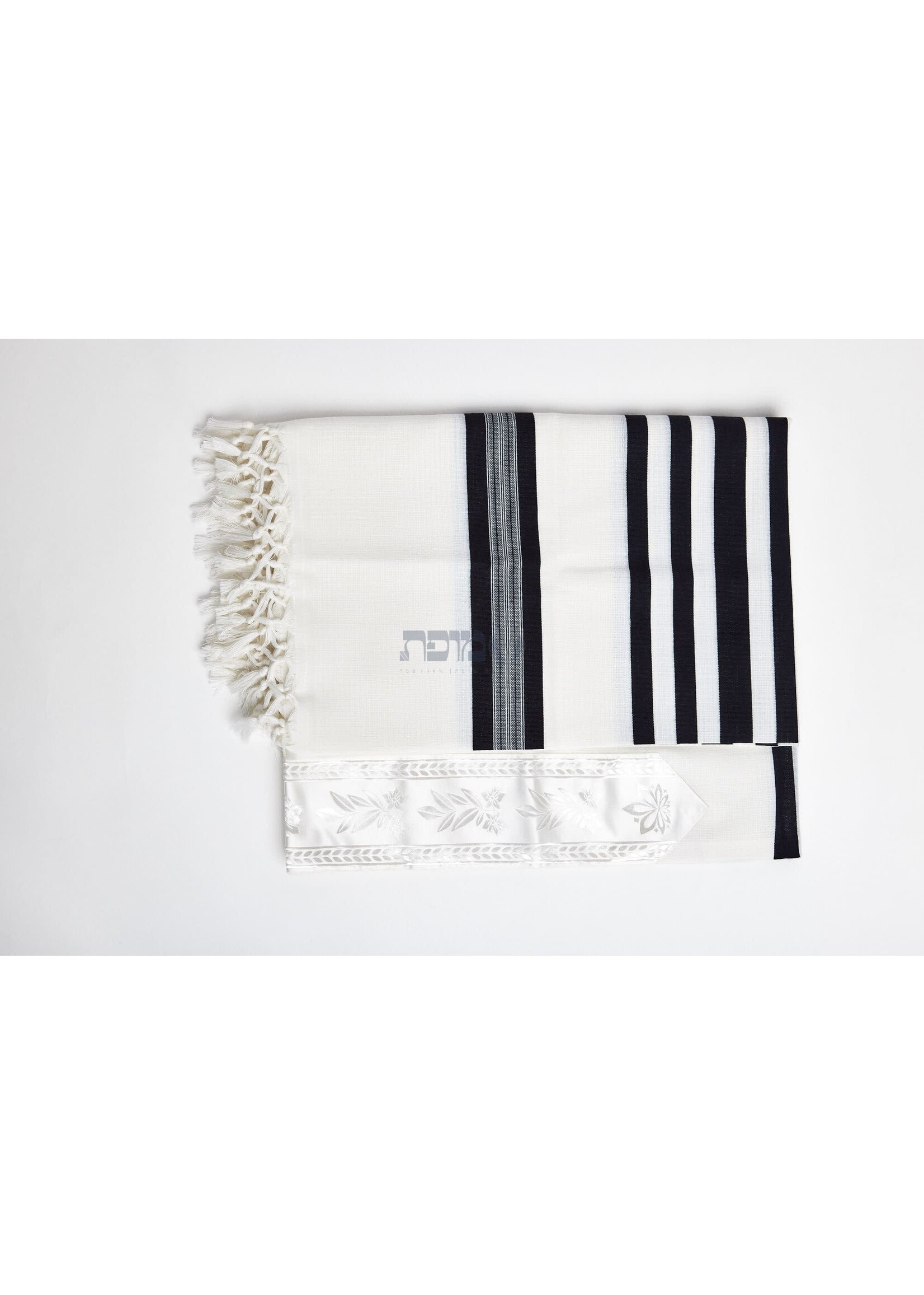 TALIS LIGHT #55 ASHKENAZ BLACK  THICK AVODAS YAD NON SLIP