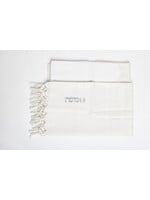 TALIS NON SLIP LIGHT #55 SEFARDI WHITE - THICK AVODAS YAD
