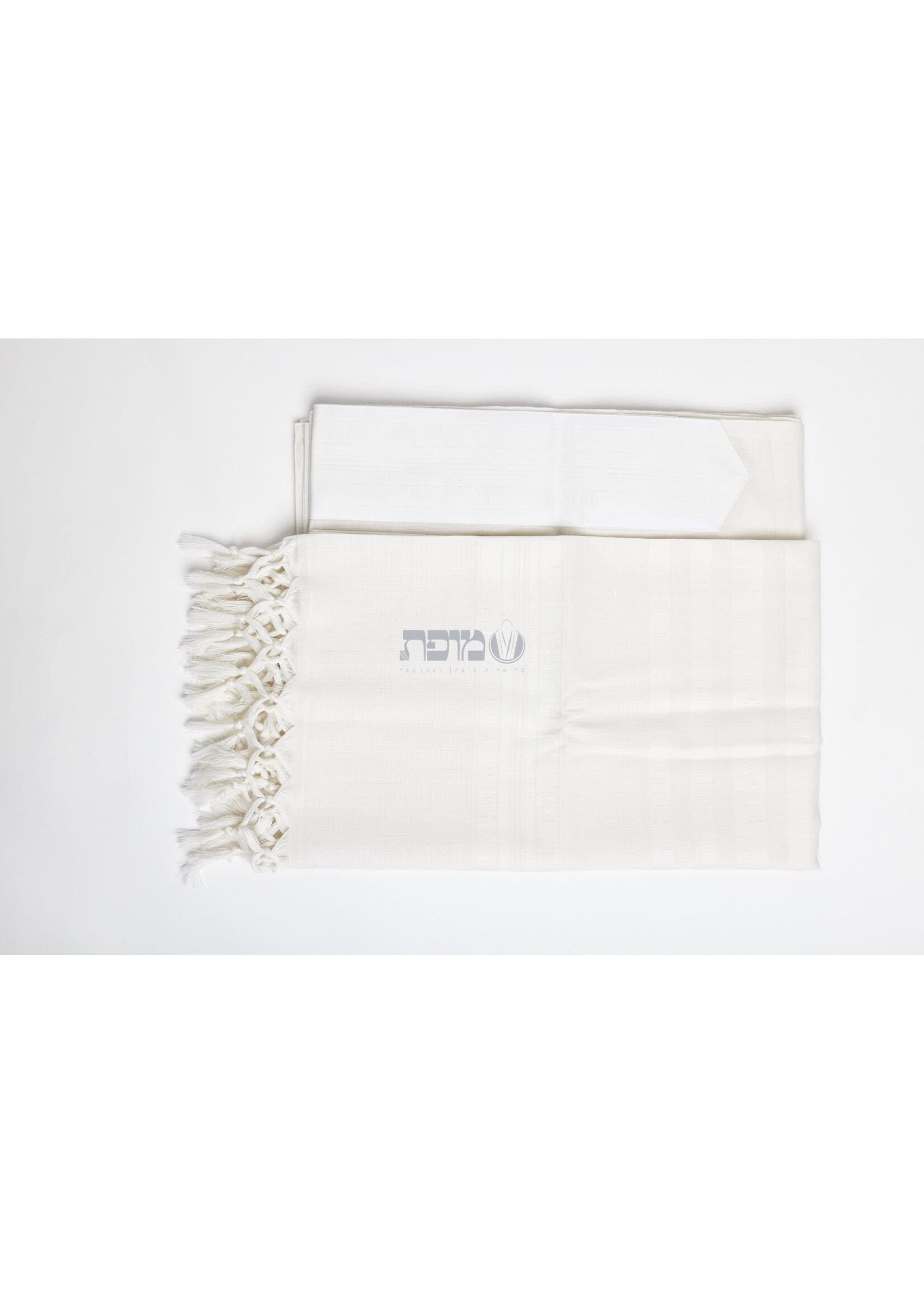 TALIS LIGHT #55 SEFARDI WHITE THICK AVODAS YAD NON SLIP