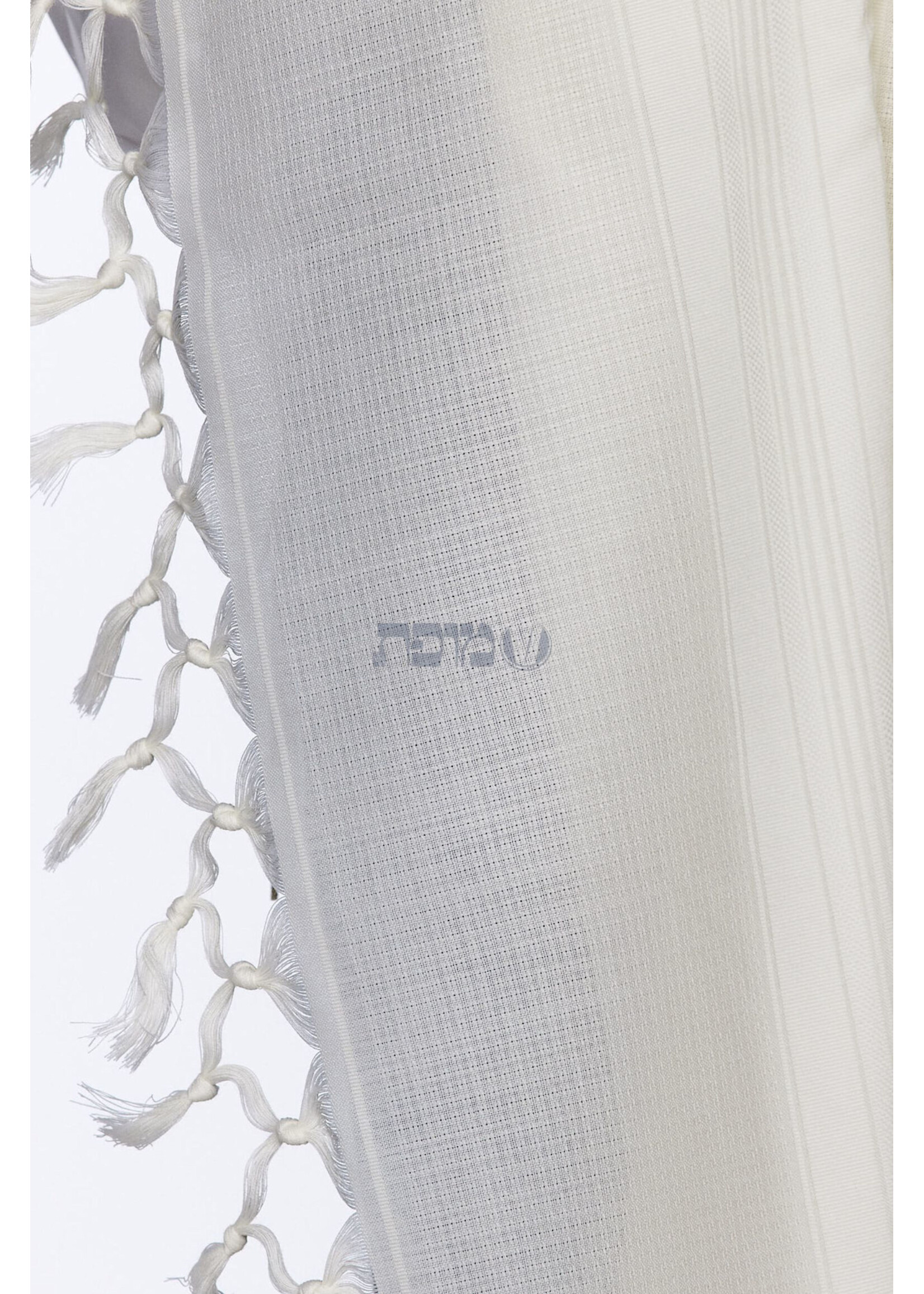TALIS LIGHT #55 SEFARDI WHITE THICK AVODAS YAD NON SLIP