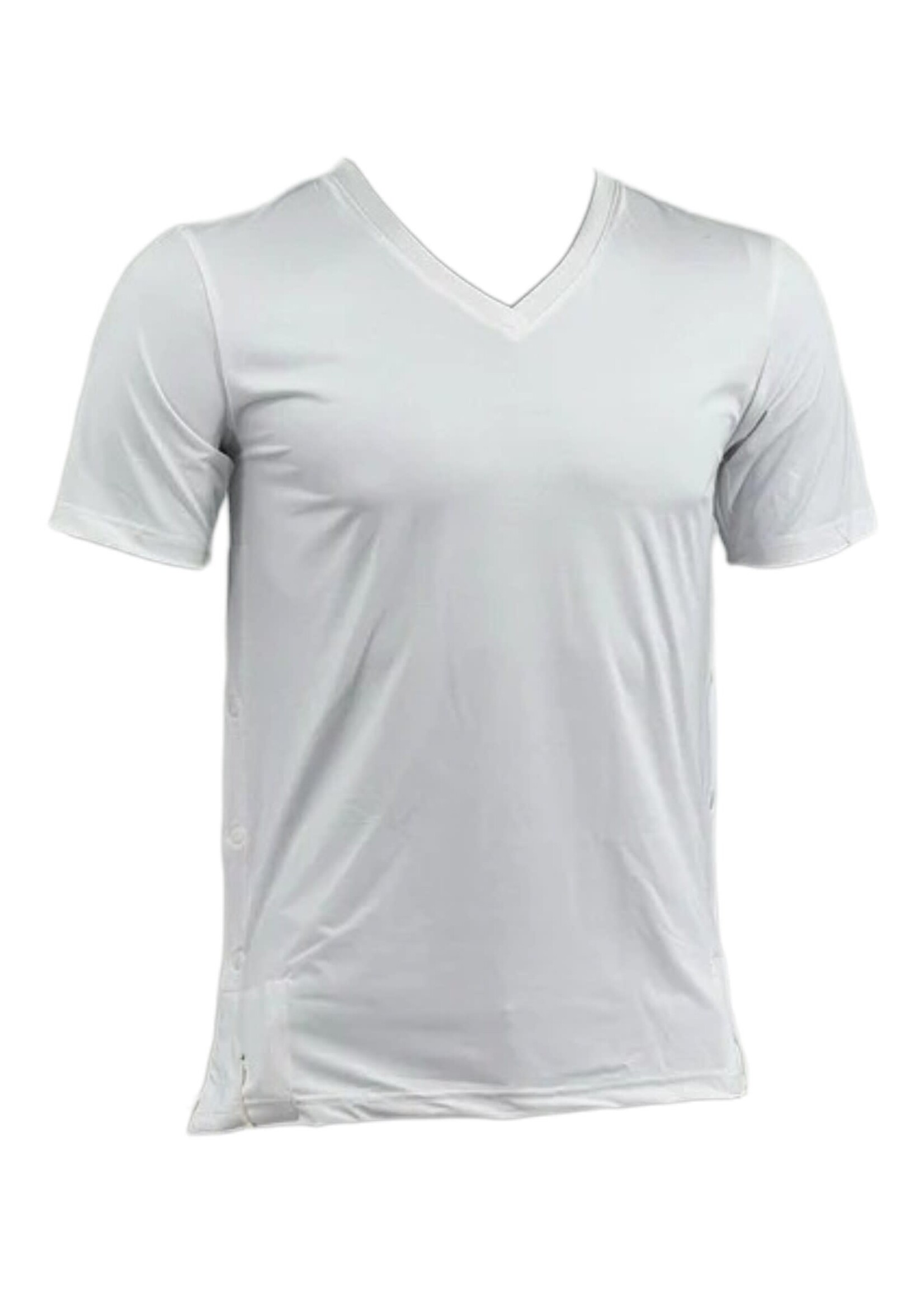 MMJ DRI-FIT TZITZIS ASHKENAZ ROUND NECK ADULT WHITE