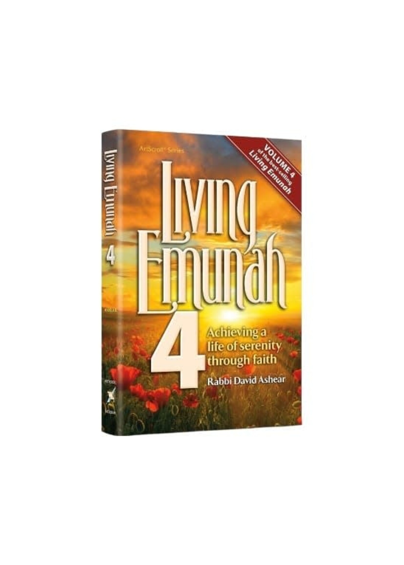 LIVING EMUNAH 4 POCKET SIZE HARDCOVER [RABBI DAVID ASHEAR]