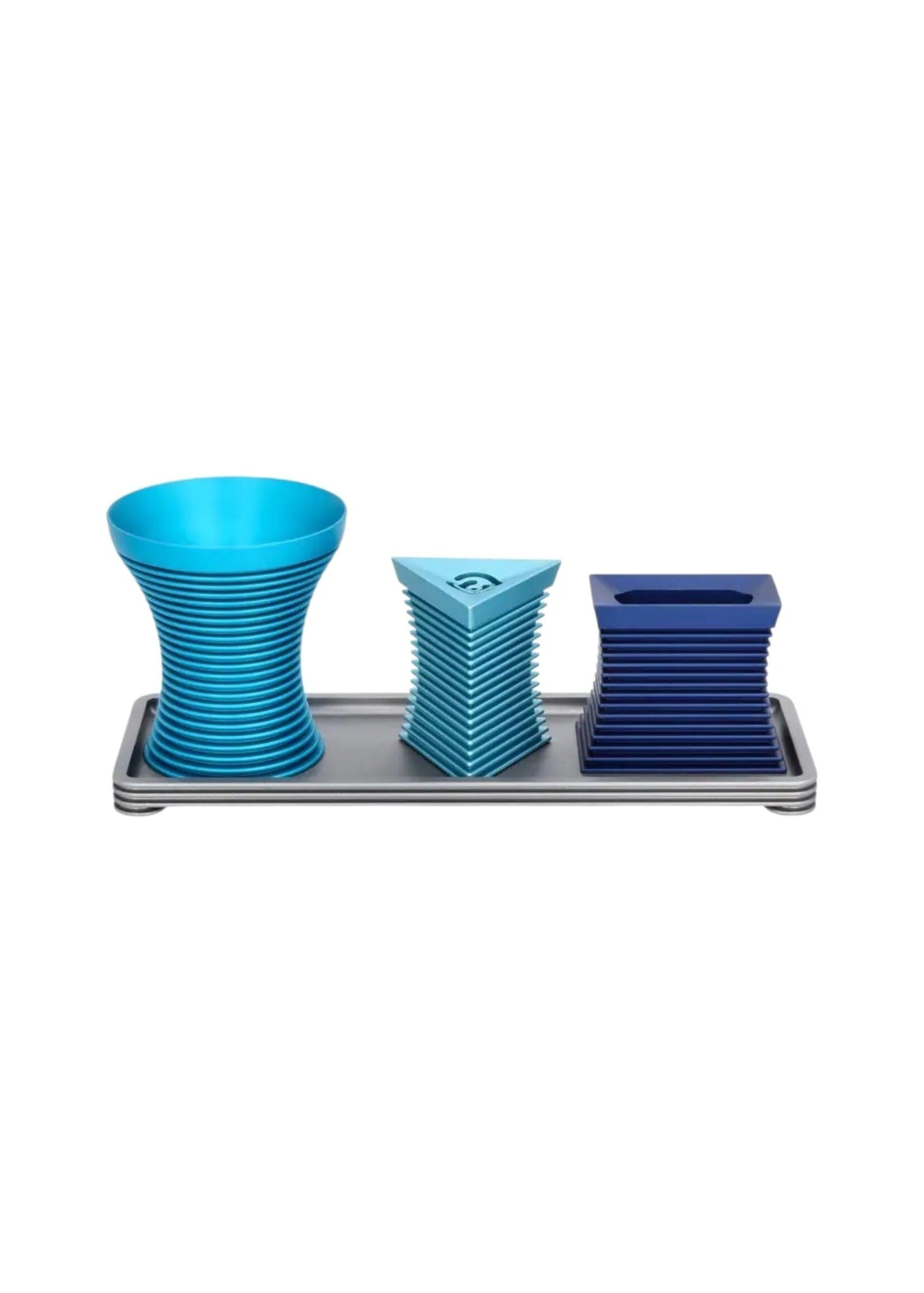 HAVDALAH SET GROOVED SHADES OF BLUE