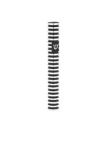 MEZUZAH BLACK GROOVED ALUMINUM 15 CM