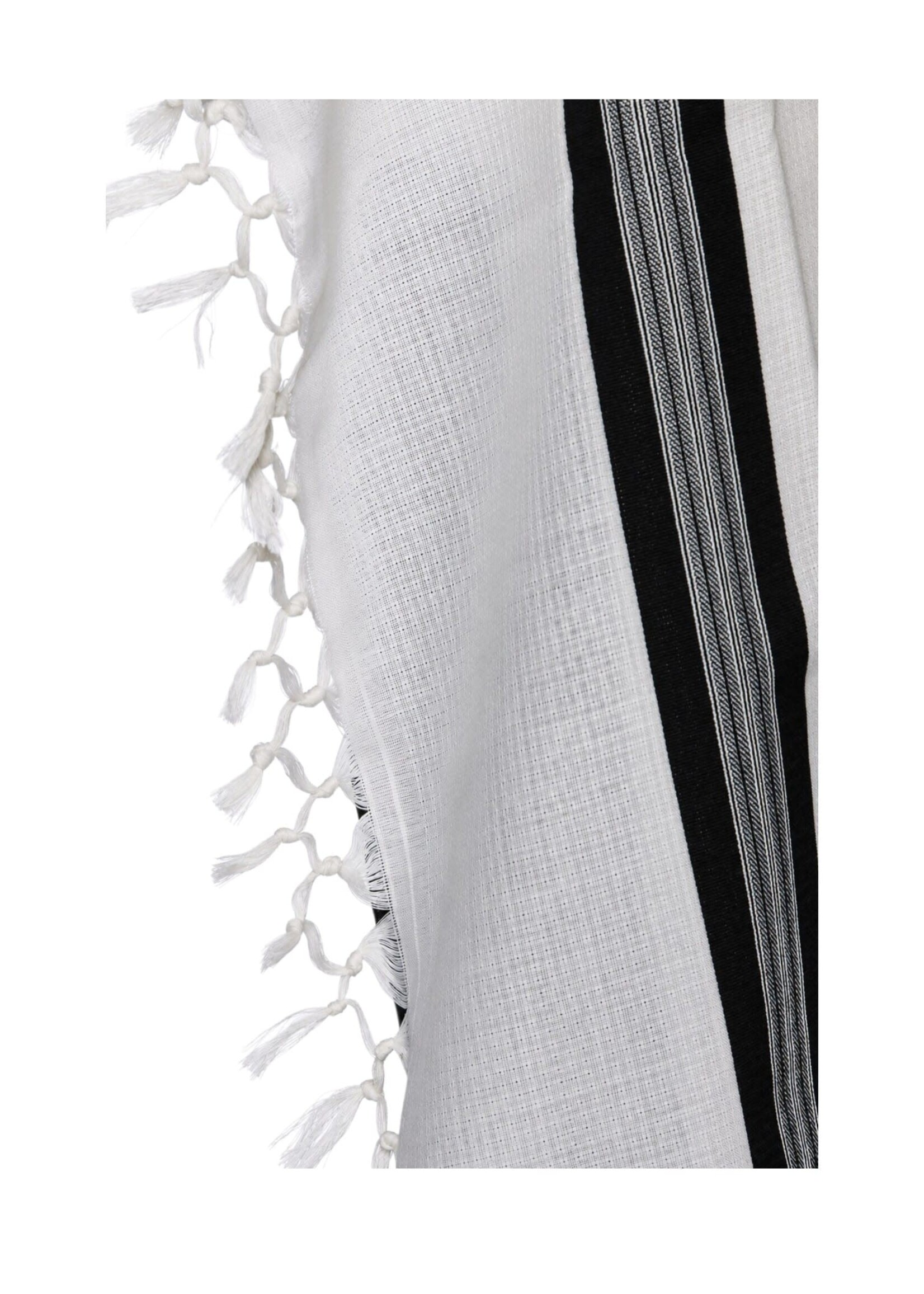 TALIS NON SLIP LIGHT #55 ASHKENAZ BLACK - THICK AVODAS YAD