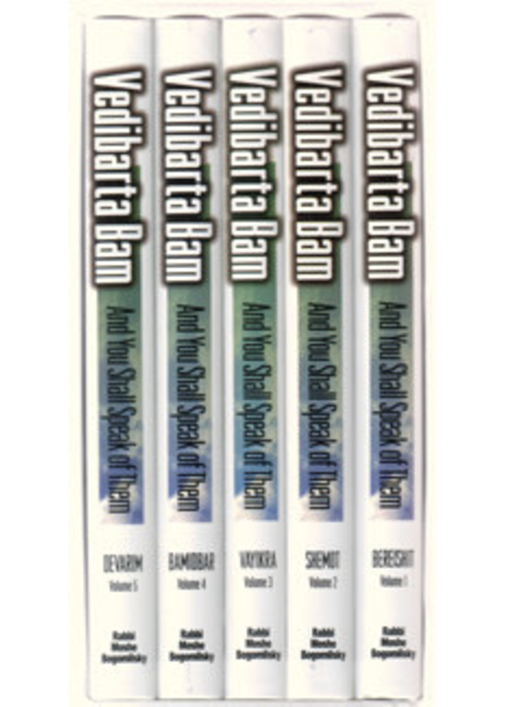 VEDIBARTA BAM CHUMASH 5 VOLUME SET