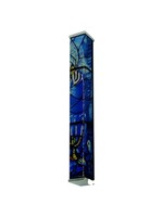 MEZUZAH MARC CHAGALL STYLE  BLUE 12 CM