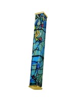 MEZUZAH MARC CHAGALL TEAL DESIGN 12 CM