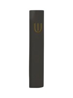 MEZUZAH BLACK CEMENT CURVED SHIN 15 CM