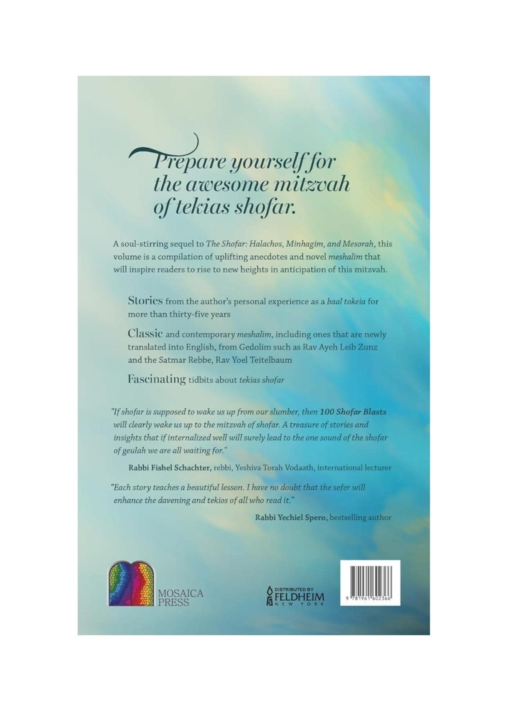 100 SHOFAR BLASTS [BENTZION ETTLINGER]