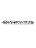 ATARA EMBRIODERED BLESSING GEOMETRIC - GREY/BLUE