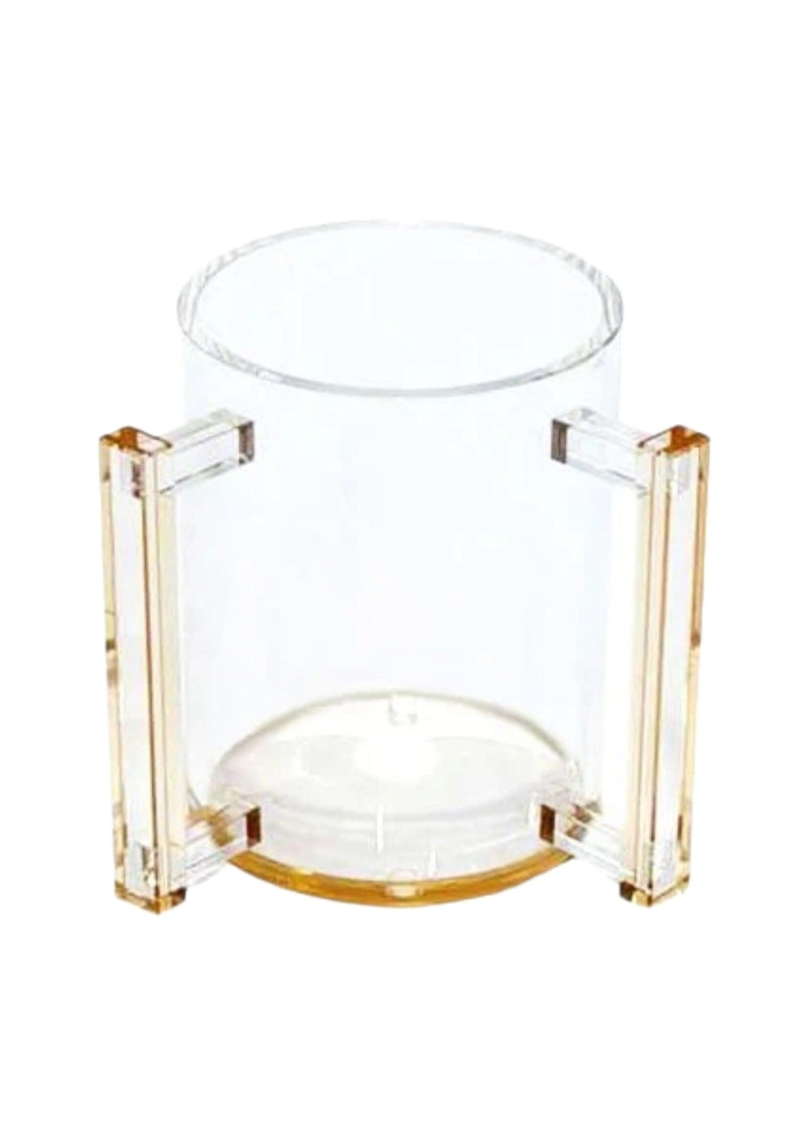 WASHING CUP AMBER ACRYLIC