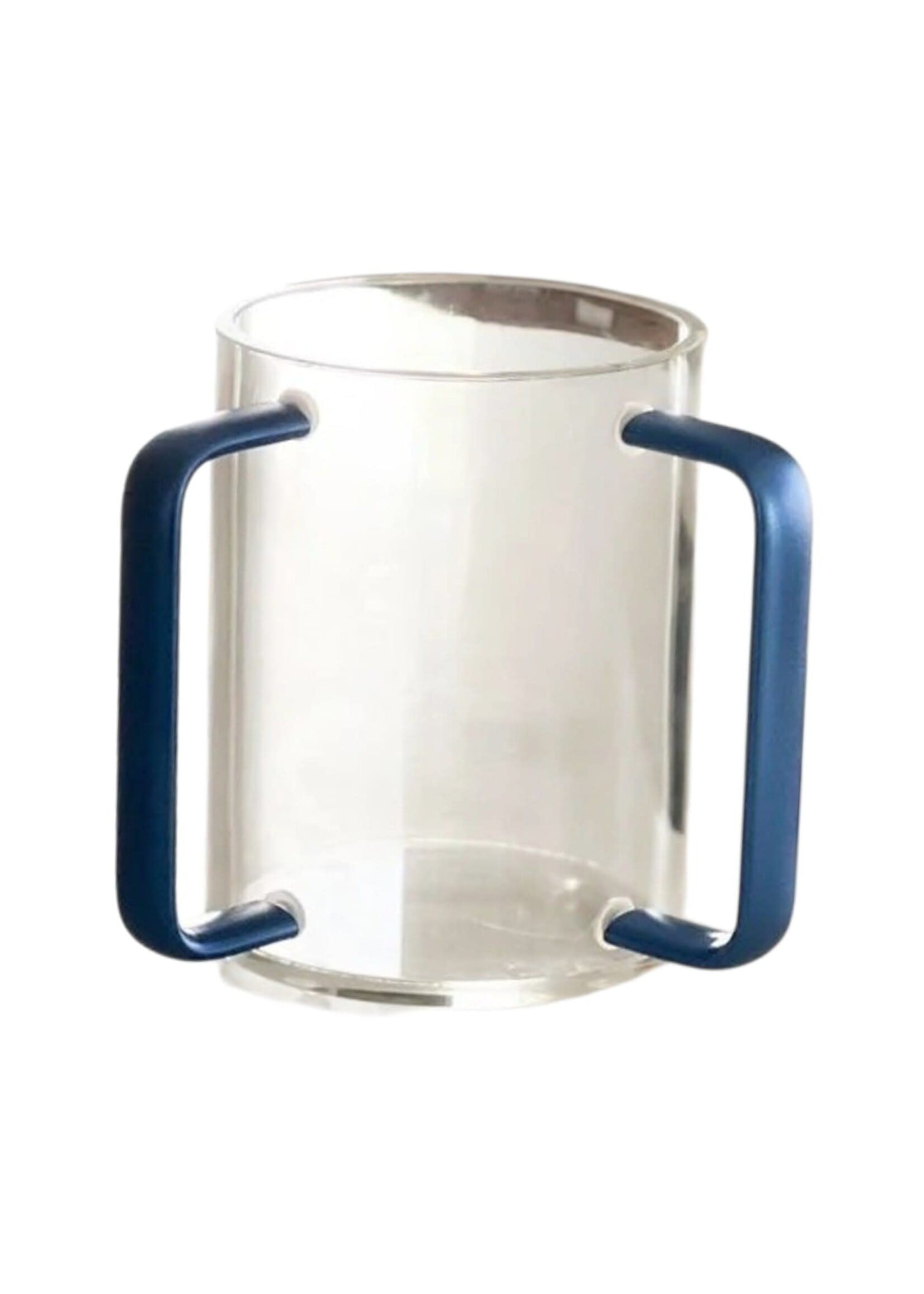 WASH CUP ACRYLIC WITH BLUE HANDLES