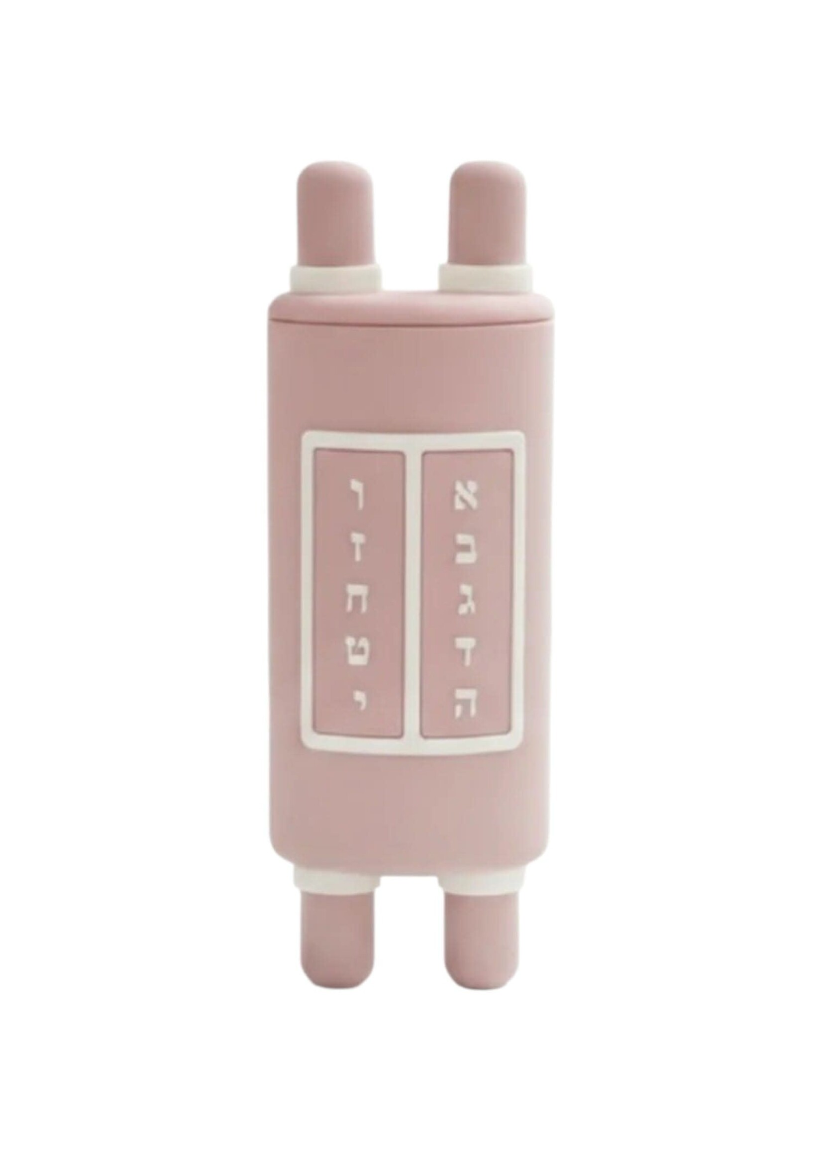 TINY TORAH PINK SILICONE TEETHER TOY