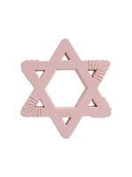 STAR OF DAVID PINK SILICONE TEETHER TOY