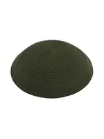 KIPPAH FLAT KNIT GREEN