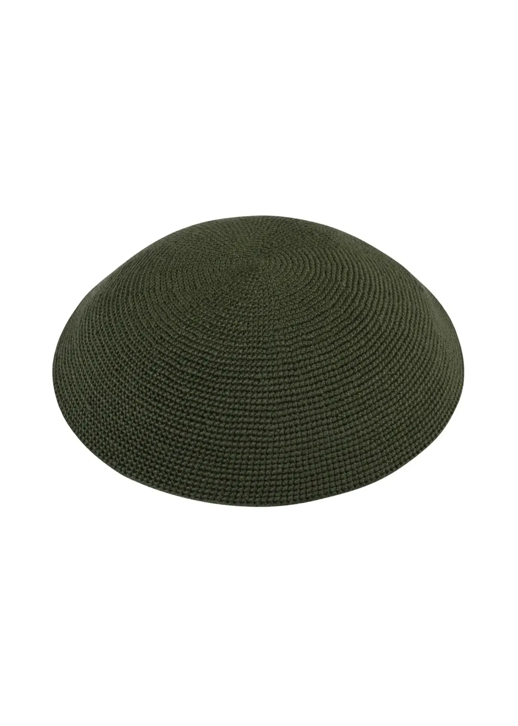KIPPAH FLAT KNIT GREEN