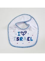 I LOVE ISRAEL BABY BIB