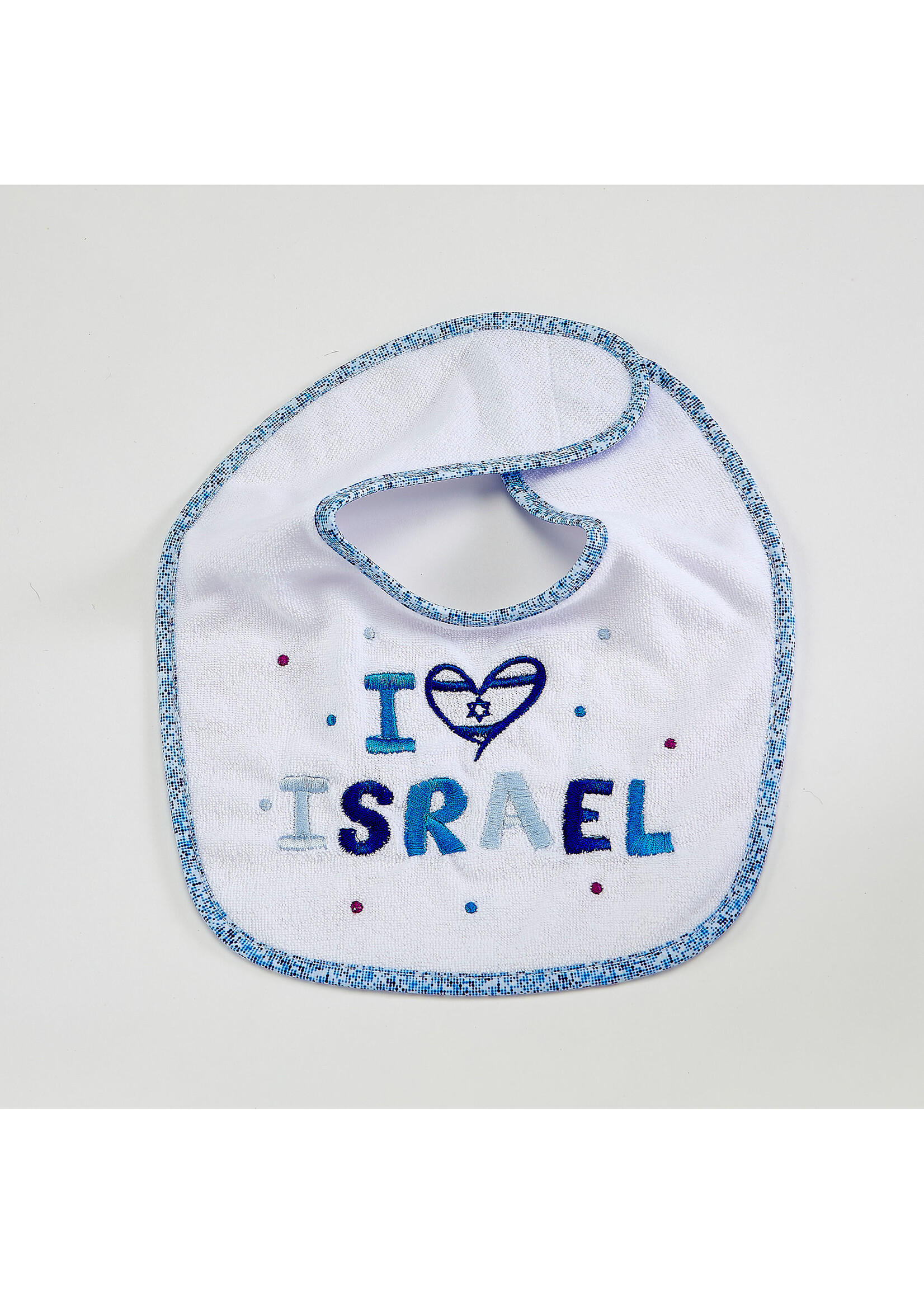 I LOVE ISRAEL BABY BIB