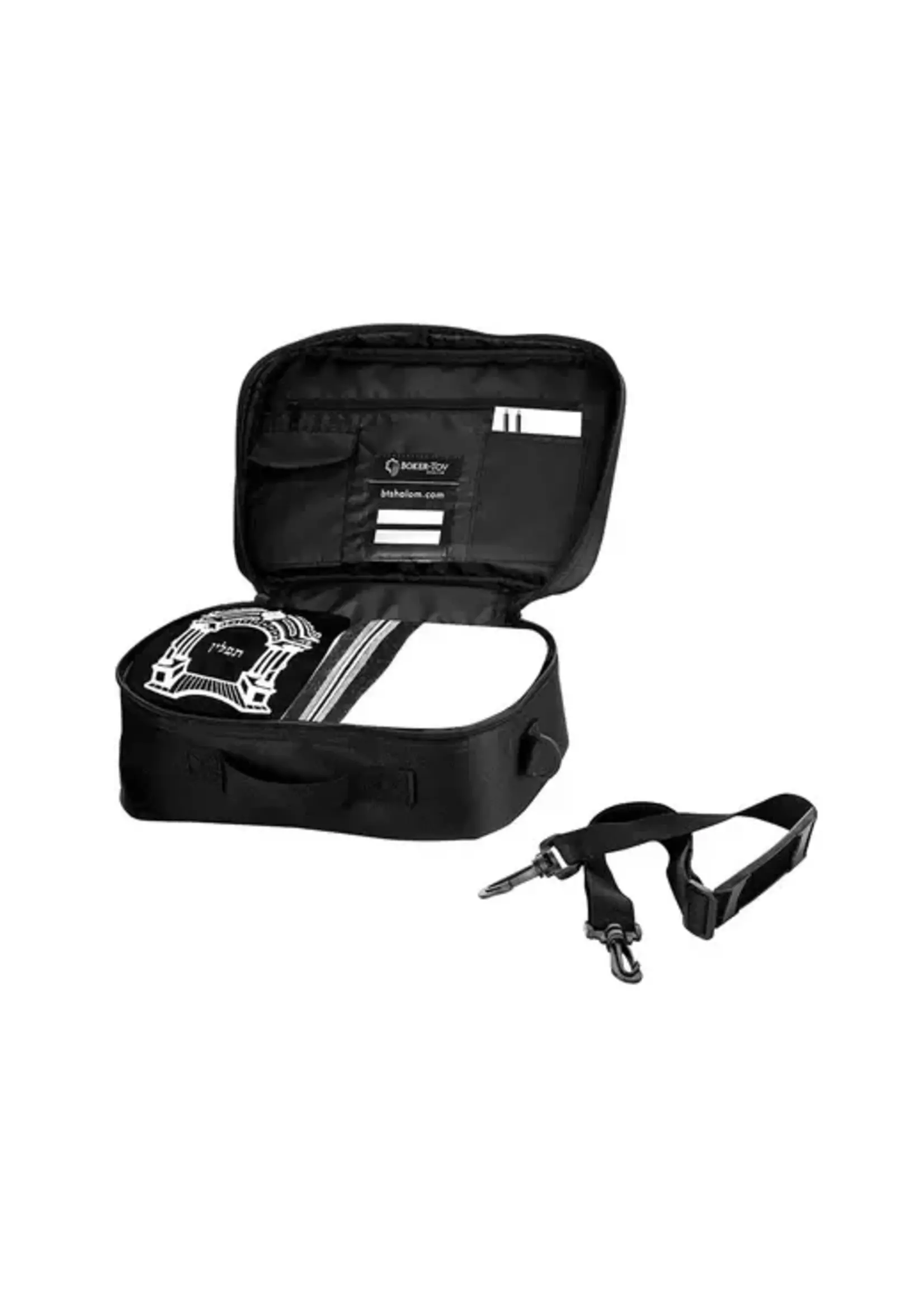 TALIS TRAVEL BAG BLACK & SILVER