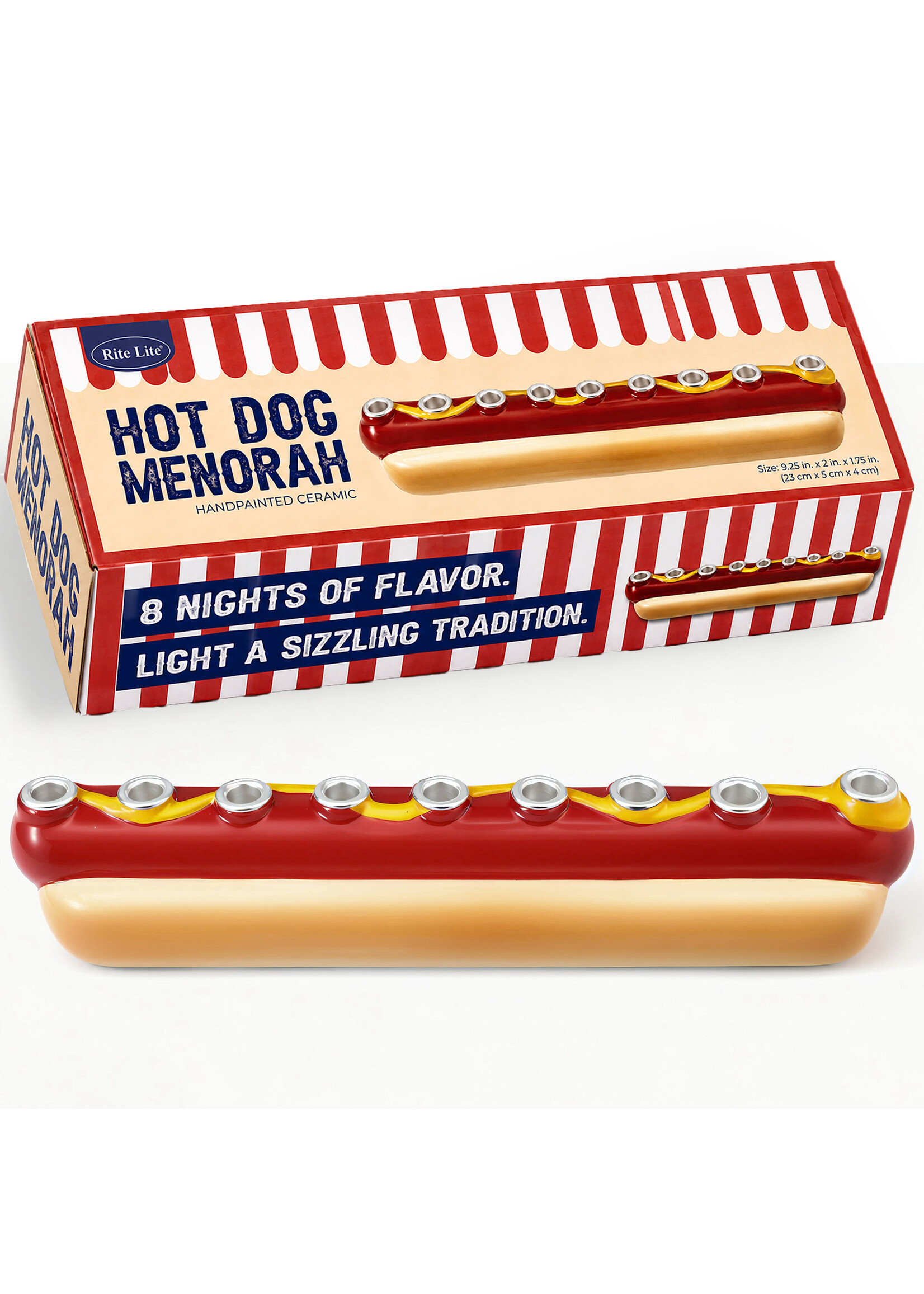 MENORAH CERAMIC HOTDOG