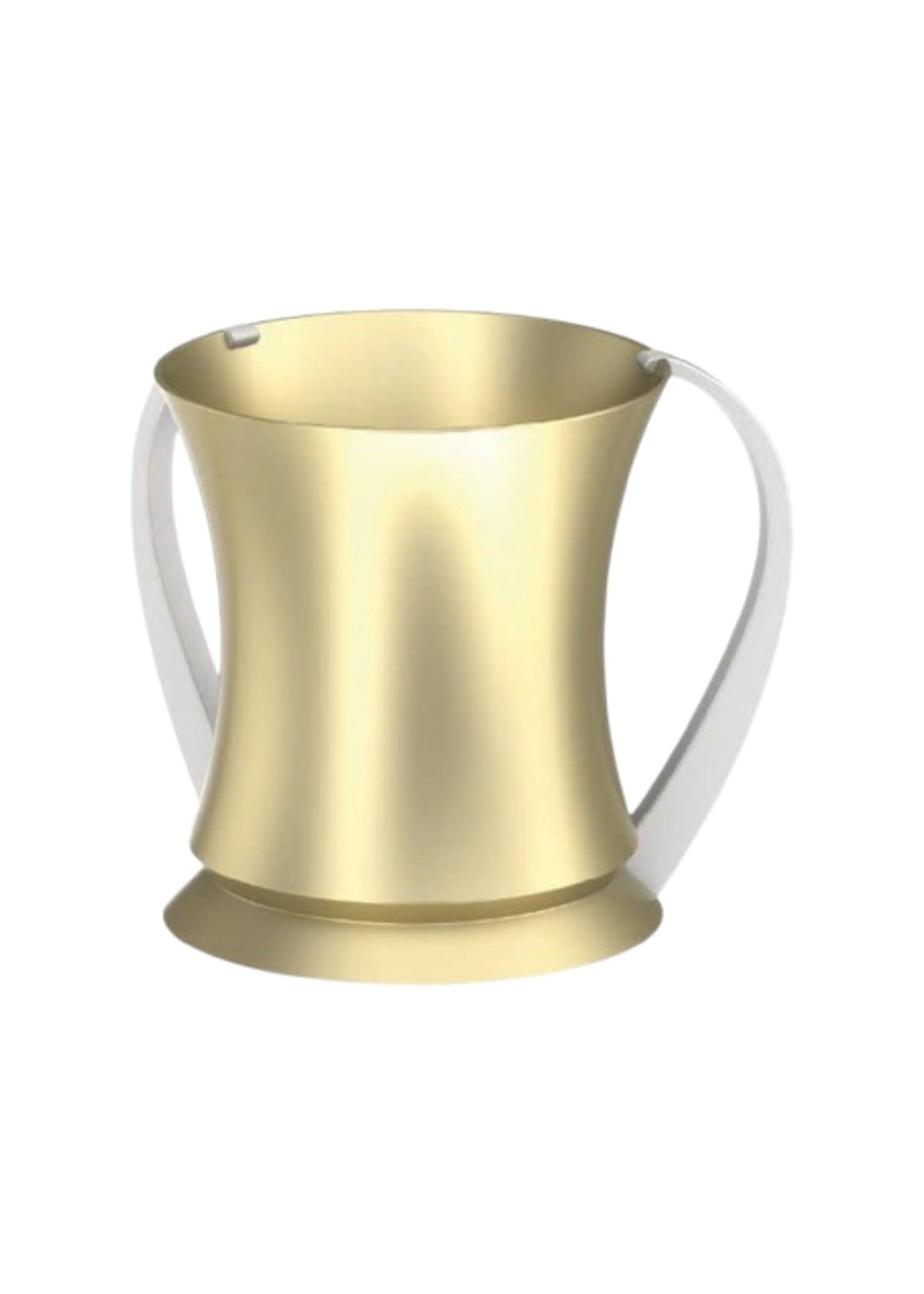 WASH CUP CURVY SLEEK GOLD ANODIZED ALUMINUM
