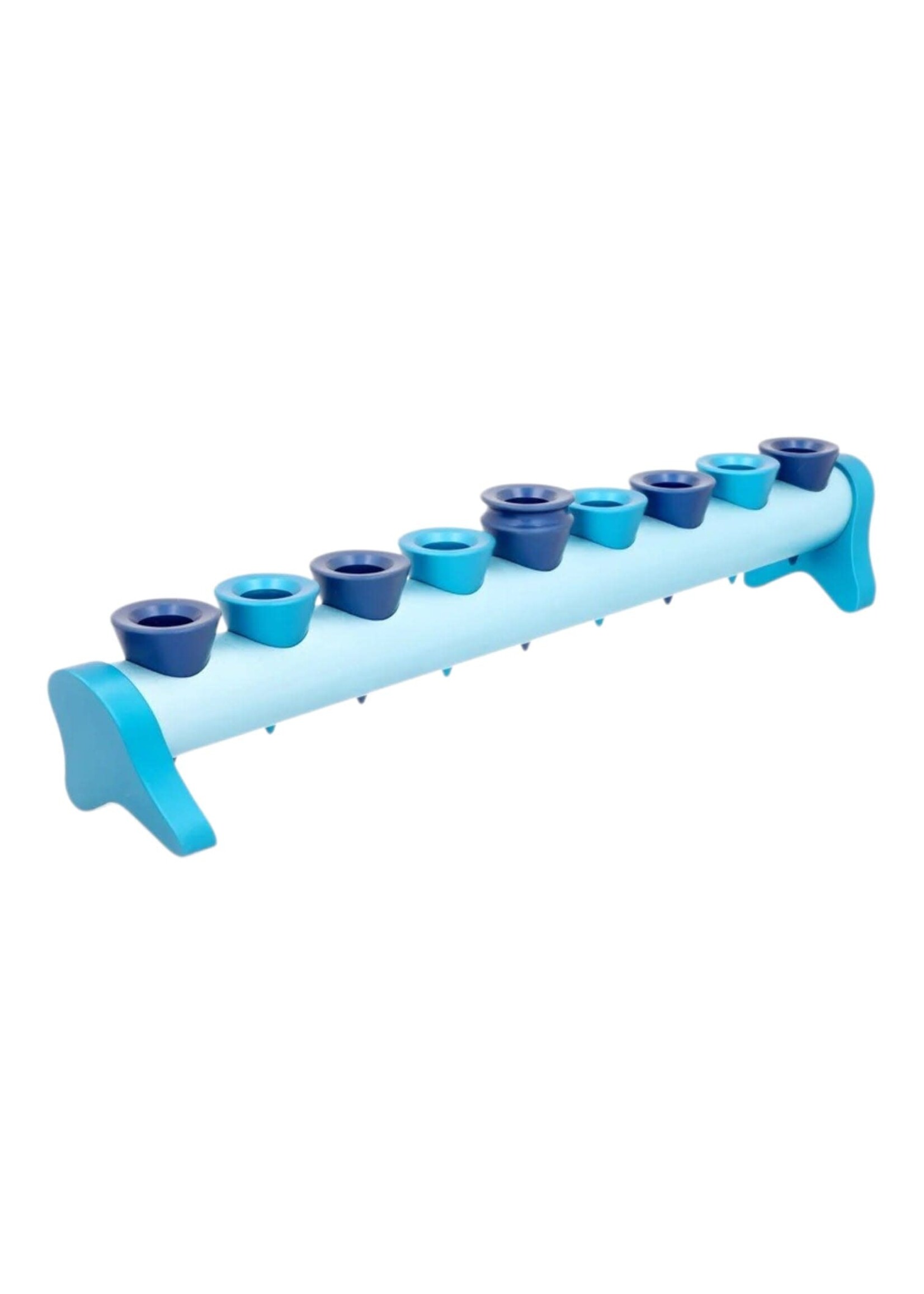 MENORAH MODULAR CONES SHADES OF BLUE ANODIZED ALUMINUM