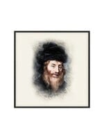THE CHATAM SOFER COLOR PORTRAIT IN BLACK FRAME  8" X 8"