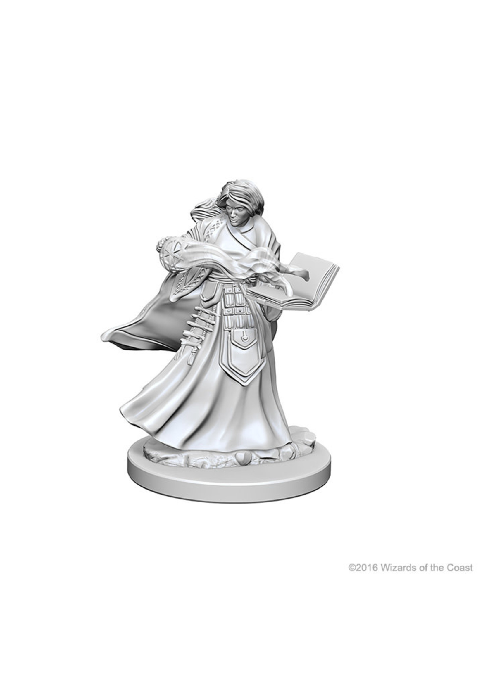 ABRAMS DND UNPAINTED MINIS WV1 - Female Human Wizard