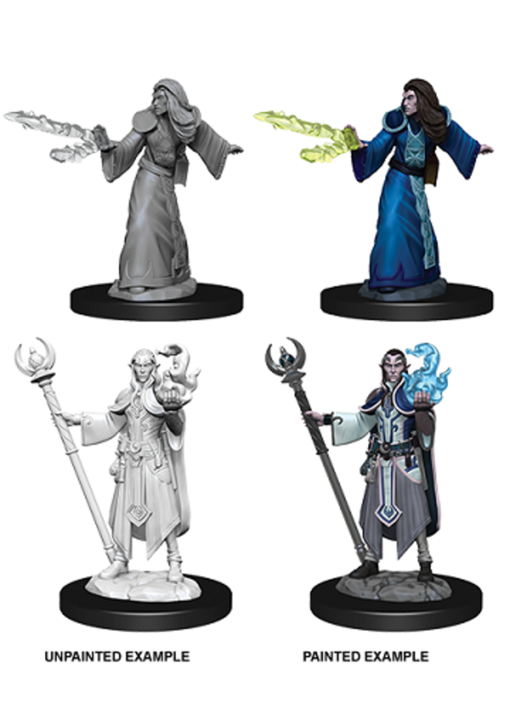. DND UNPAINTED MINIS WV9 MALE ELF WIZARD