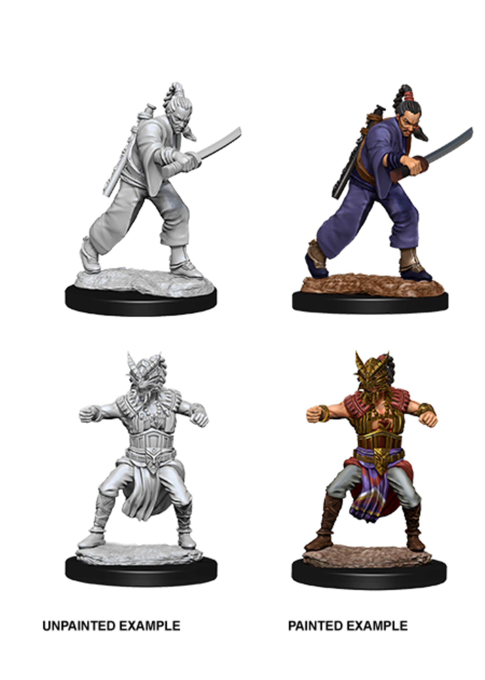 . DND UNPAINTED MINIS WV8 MALE HUMAN MONK