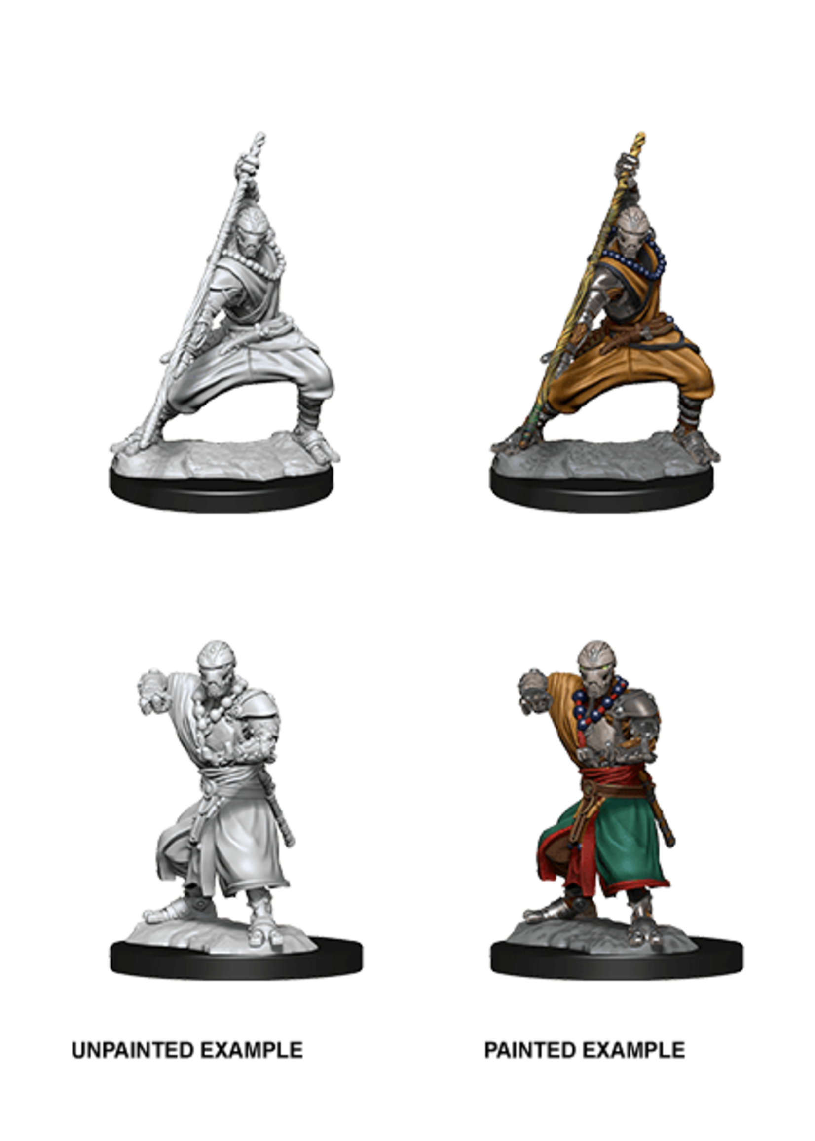 ABRAMS DND UNPAINTED MINIS WV14 WARFORGED MONK