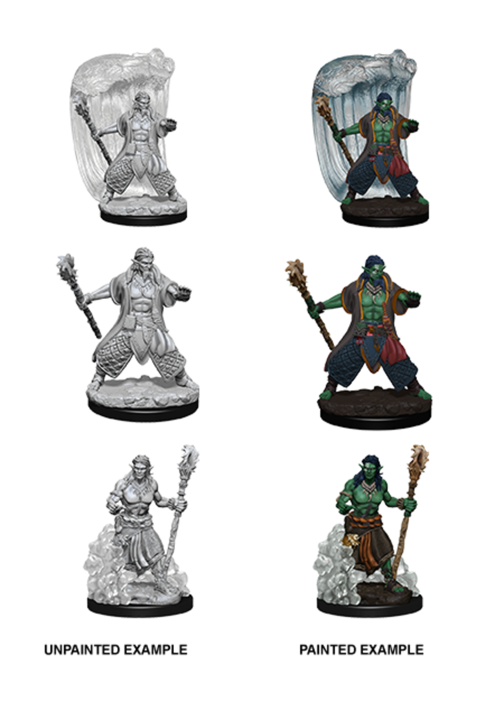 ABRAMS DND UNPAINTED MINIS WV5 WATER GENASI MALE DRUID