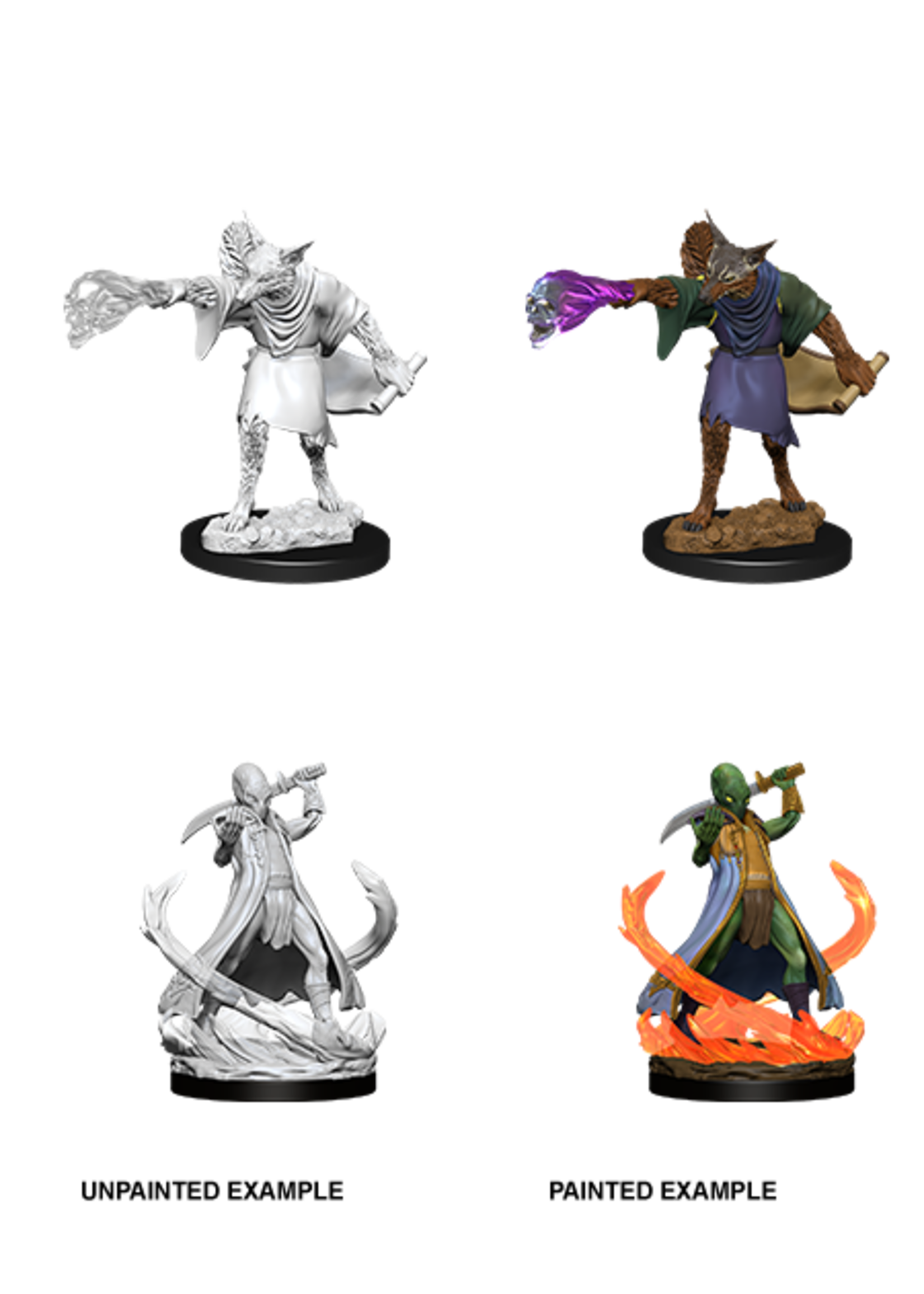 ABRAMS DND UNPAINTED MINIS WV1 -  Arcanaloth And Ultraloth