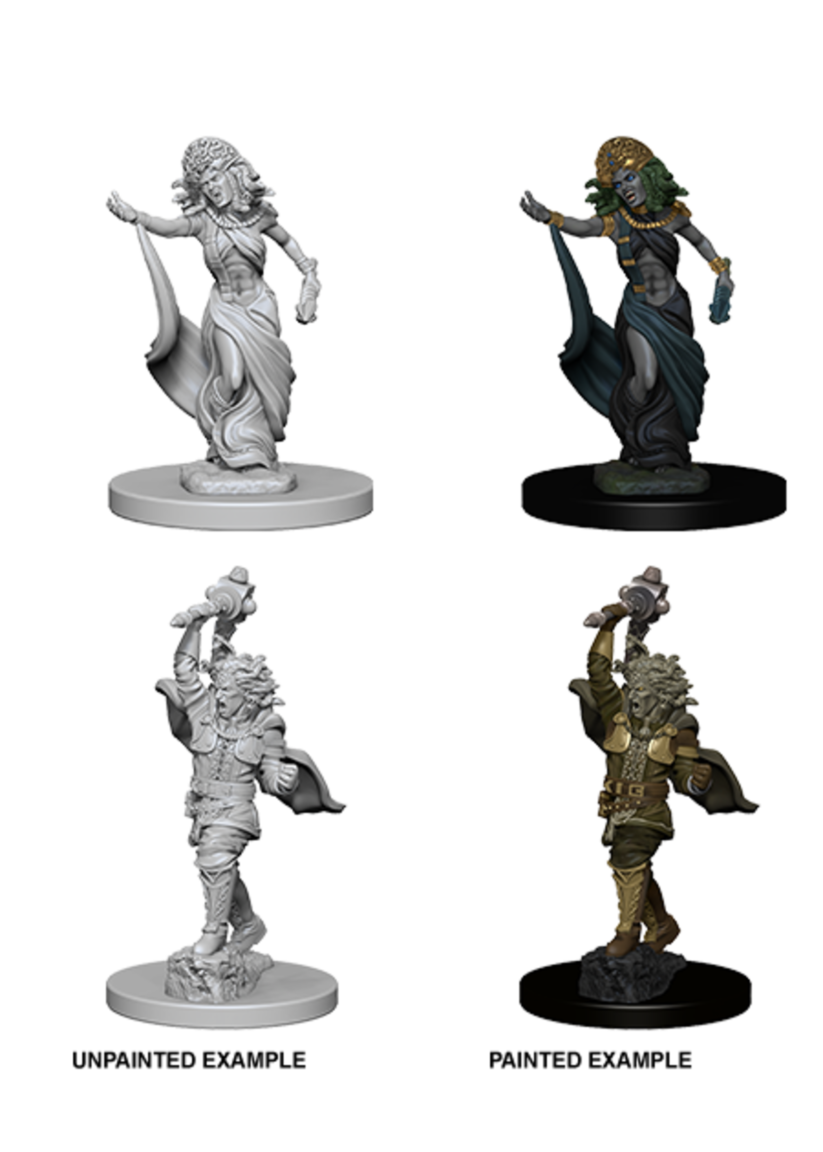 ABRAMS DND UNPAINTED MINIS WV4 - Medusas