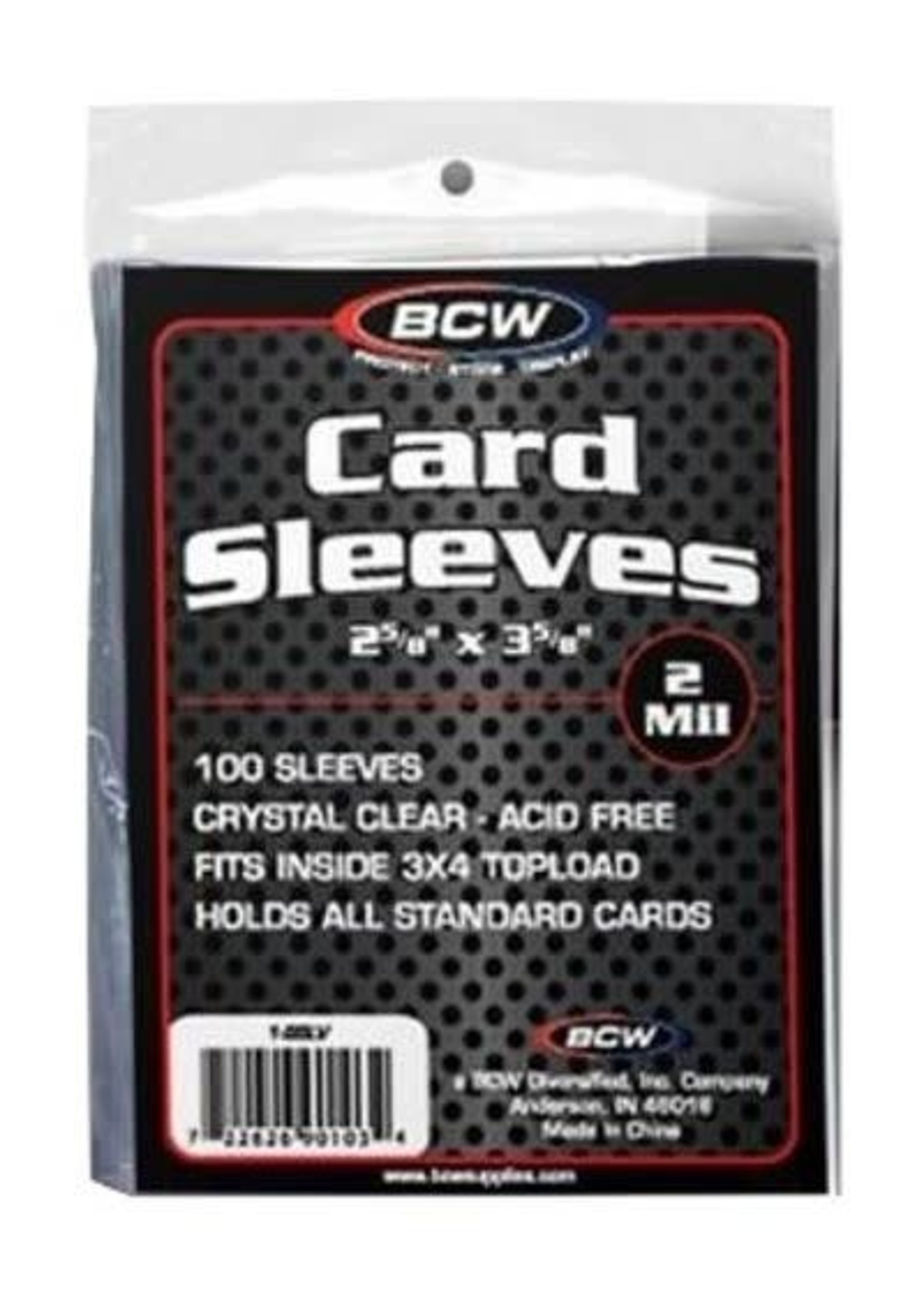 . BCW STANDARD CARD SLEEVES